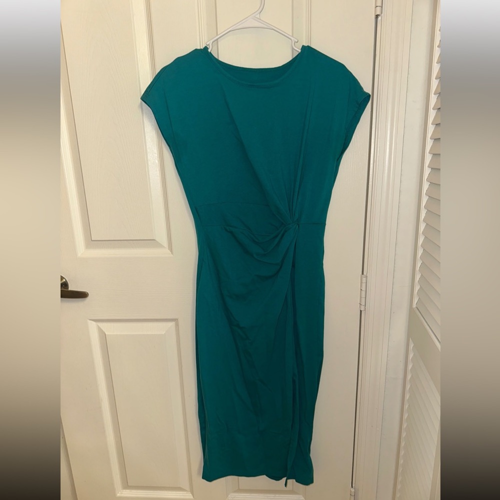 SHEIN Teal Midi Dress